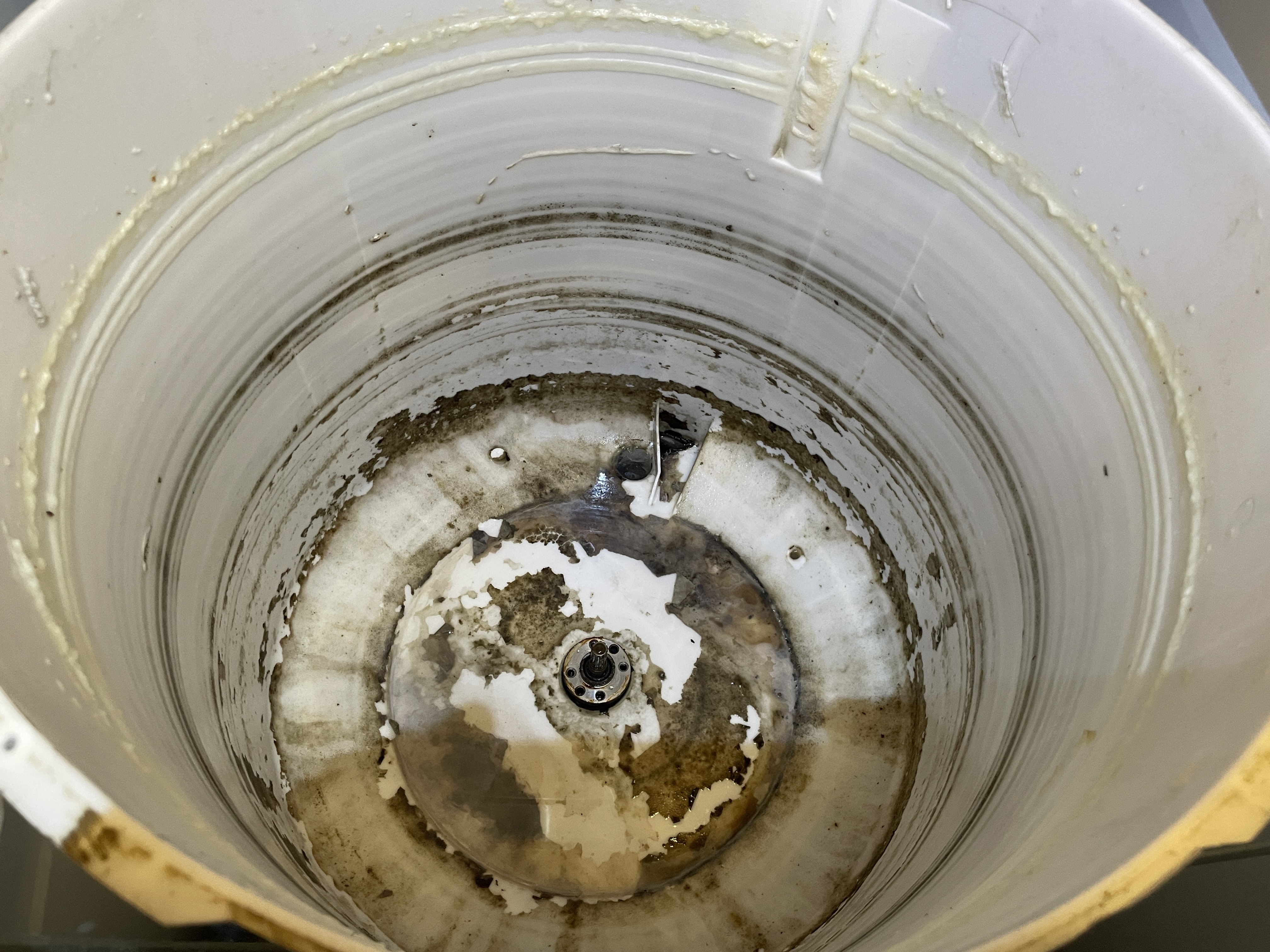 縦型洗濯機（洗濯槽）分解クリーニング 太田市内ケ島町、2025/08/14②